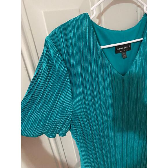 Connected Apparel dress size 12 Jade green Nwt Q35 - Picture 2 of 10